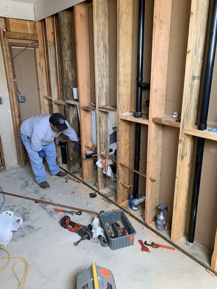 Commercial rough-in plumbing for Gas Line Repair in Highland Lakes